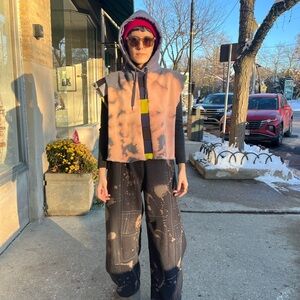 Upcycled hoodie, one of a kind!